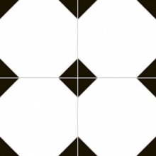 Dual Gres Chic 7 Напольная плитка 45x45 см, для ванной, стиль: ретро, цвет: черно-белая, Испания, ничего - фото 1 - фото 1