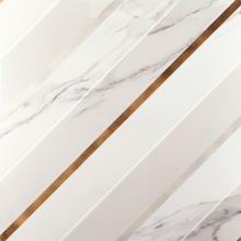 Dune Calacatta Bella Satin Декор 60x60 см, для ванной, стиль: современный, цвет: белый, Испания, под камень  - фото 1 - фото 1