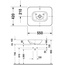 Duravit Bacino 0334520000 накладная 50 Раковина 42x50x16,5 см, Германия - фото 2