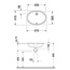 Duravit 0481570000 Встраиваемая снизу Белая Раковина 41,5x57,5x19 см, Германия - фото 2