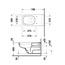 Duravit D-code 22280900002 Унитаз подвесной 70x36x34,5 см, Германия - фото 6