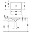 Duravit D-Neo 03586000791 Встраиваемая сверху Белая Раковина 44x60x14,5 см, Германия - фото 3
