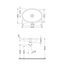 Duravit Jelsa 2401470028 Встраиваемая снизу Белая 50 Раковина 36,5x50,5x16 см, Германия - фото 2