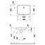 Duravit No.1 03945500282/03955500282 Встраиваемая снизу Белая 55 Раковина 45,5x58,8x16 см, Германия - фото 2
