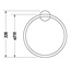 Duravit Starck T 0099474600 Черный матовый Полотенцедержатель 7,3x21x22,8 см, Германия - фото 3