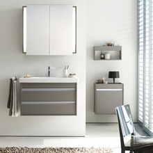 Duravit Ketho KT253704949 50 см графит матовый Полка 13,5x50x24 см, Германия - фото 1 - фото 2