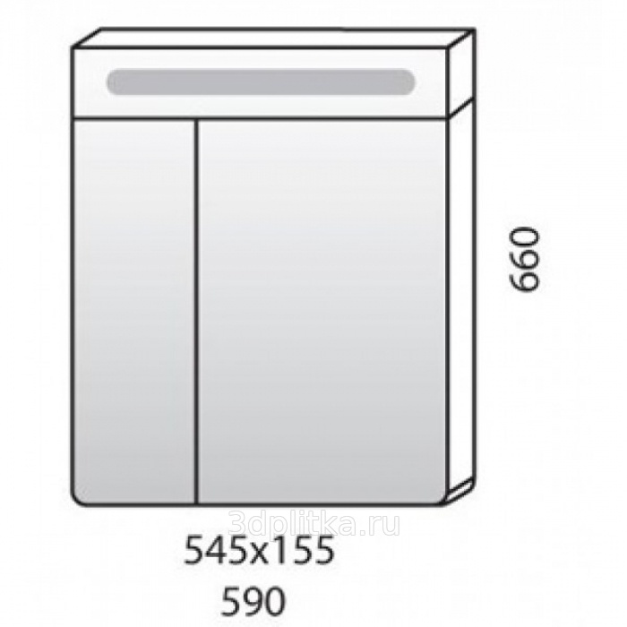 Edelform glass 60 тумба