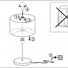 Eglo Maserlo 31631 Настольная лампа для спальни Австрия - фото 1 - фото 3
