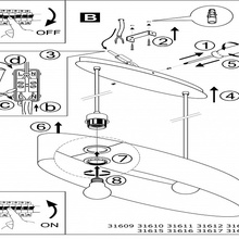 Eglo Maserlo 31614 Потолочный светильник 78x22x110 см, Австрия - фото 1 - фото 4