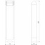 Elektrostandard Dors a062881 Уличный светильник 8x65 см, Россия - фото 6