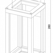 Elektrostandard Frame 1527 TECHNO LED Светильник 12x28 см, Россия - фото 1 - фото 3