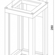 Elektrostandard Frame 1527 TECHNO LED черный Светильник 12x28 см, Россия - фото 1 - фото 4