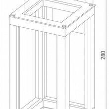 Elektrostandard Frame 1527 TECHNO LED серый Светильник 12x28 см, Россия - фото 1 - фото 4