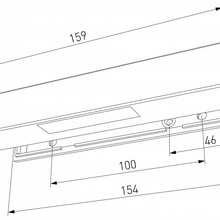 Elektrostandard Rise 40163/LED 4000К Черный Светильник 15,9x2,4 см, Россия - фото 1 - фото 3