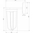 Elektrostandard Ritz Ritz (35183/D) черный Уличный светильник 15x40 см, Россия - фото 3