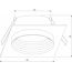 Elektrostandard Senso a064249 Встраиваемый светильник 9x9x3 см, Россия - фото 4