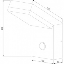 Elektrostandard Sensor a053947 Уличный светильник 10x20 см, Россия - фото 1 - фото 2