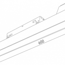 Elektrostandard Slim Magnetic a062335 Встраиваемый светильник 89,5x2,2x4,3 см, Россия - фото 1 - фото 4