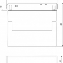 Elektrostandard Slim Magnetic a063558 Потолочный светильник 11,7x10,1x2,3 см, Россия - фото 1 - фото 4