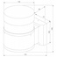 Elektrostandard Techno 1530 TECHNO LED Светильник 13,2x19,5 см, Россия - фото 5