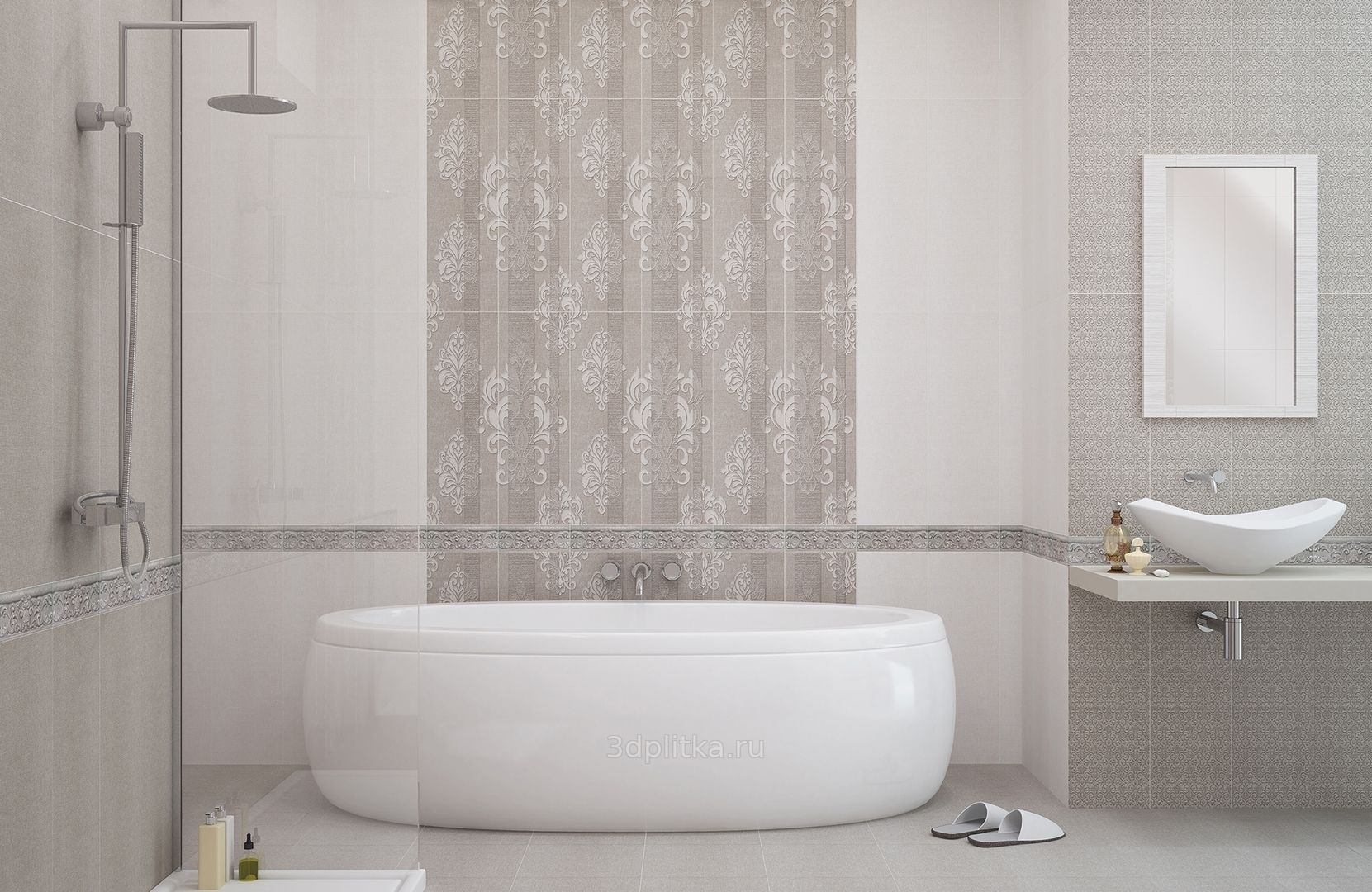 Eletto Ceramica Agra керамика, Россия, под обои  - фото интерьера 1