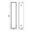 Emco Asis module 2.0 9750 000 51 Монтажная рама 15x17,4x80,5 см, Германия - фото 4