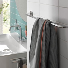 Emco Round Хром Полотенцедержатель 39,9x10,5x5 см, Германия - фото 1 - фото 2