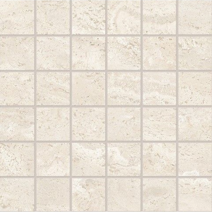 Emil ceramica Dual Travertine ENTH Poro Aperto Mosaico 5x5 White Silktech Мозаика 30x30 см, Италия, под мозаику - фото 1 Emil ceramica Dual Travertine ENTH Poro Aperto Mosaico 5x5 White Silktech Мозаика 30x30 см, Италия, под мозаику - фото 1