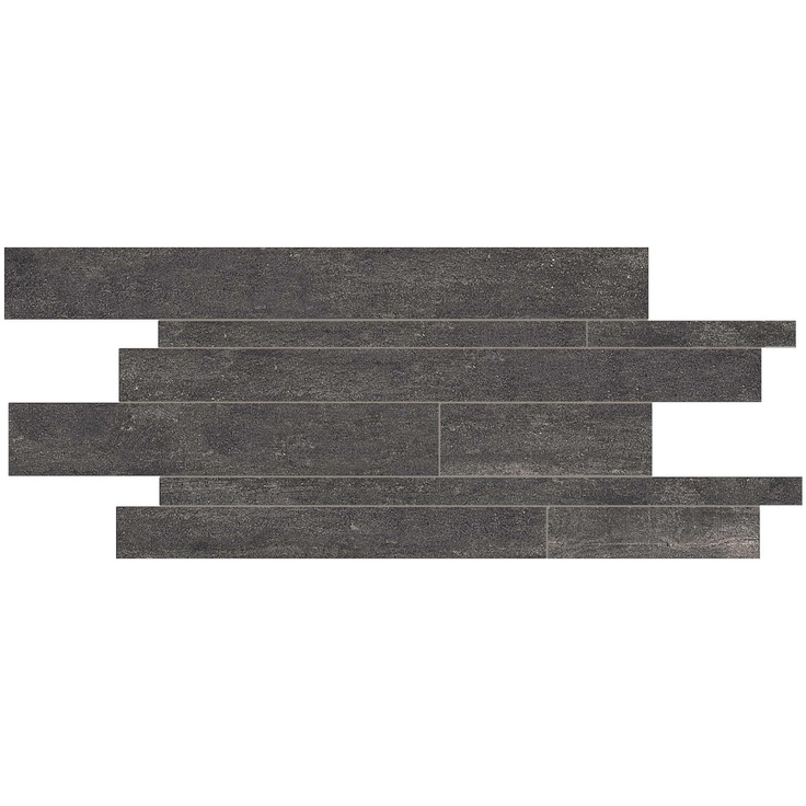 Emil ceramica On Square E1N5 Listelli Sfalsati Lavagna Naturale Мозаика 30x60 см, Италия, под мозаику - фото 1