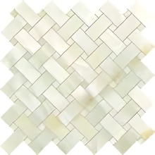 Emil ceramica Tele Di Marmo Crystal ENX3 Intrecci Extra Light Green Silktech Мозаика 30x30 см, Италия, под мозаику - фото 1 - фото 1