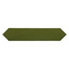 Equipe Arrow 25827 Green Kelp Настенная плитка 5x25 см, для ванной, стиль: современный, цвет: зеленый, Испания, под камень  - фото 1 - фото 1