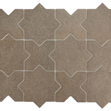 Equipe Elda 32734 Cross Coffee Керамогранит 12x12 см, Испания, под камень  - фото 1 - фото 2