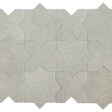 Equipe Elda 32732 Cross Grey Керамогранит 12x12 см, Испания, под камень  - фото 1 - фото 2