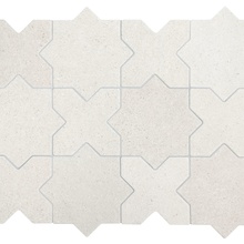 Equipe Elda 32730 Cross White Керамогранит 12x12 см, Испания, под камень  - фото 1 - фото 2