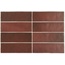 Equipe Magma 24967 Burgundy Настенная плитка 6,5x20 см, Испания, под кирпич  - фото 2