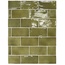 Equipe Manacor 26908 Basil Green Настенная плитка 7,5x15 см, Испания, под камень  - фото 1