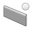Equipe Masia 21131 Bullnose Blanco Crackle Плинтус 7,5x15 см, Испания, под камень  - фото 1