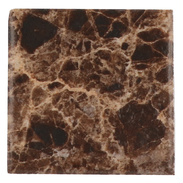 Equipe Octagon 21013 Emperador Marron Вставка 4,6x4,6 см, Испания, под мрамор - фото 1