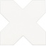Equipe Porto 30614 Cross White Керамогранит 12x12 см, Испания, ничего - фото 1