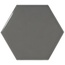 Equipe Scale 21913 Hexagon Dark Grey Настенная плитка 10,7x12,4 см, Испания, под камень  - фото 1