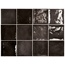 Equipe Village 25598 Black 13.2 Настенная плитка 13,2x13,2 см, Испания, под камень  - фото 2