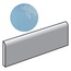 Equipe Village 25692 Bullnose Azure Blue Плинтус 6,5x20 см, Испания, под камень  - фото 1