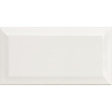 Equipe Metro White Matt Настенная плитка 7,5x15 см, для ванной, стиль: современный, цвет: белый, Испания, под камень  - фото 1 - фото 1