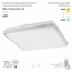 Эра Классик SPB-6 Brilliance Slim S 70 Потолочный светильник 53,3x53,3x7,2 см, Россия - фото 2