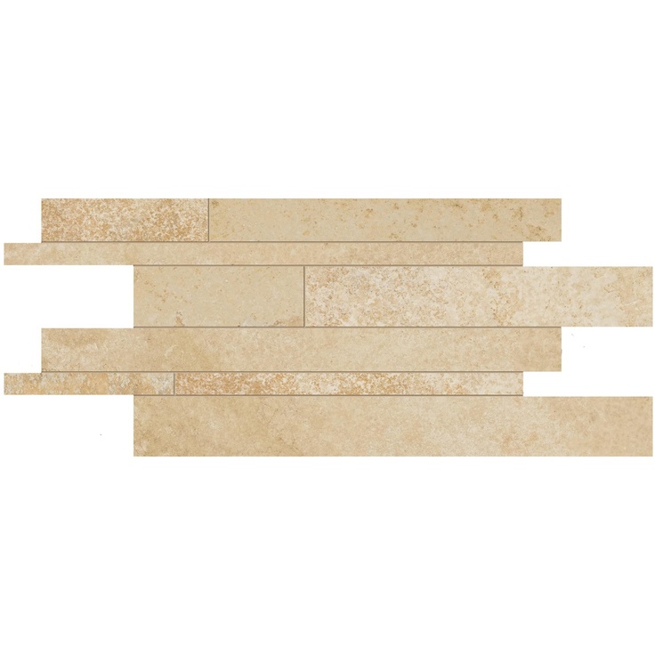 Ergon Cornerstone Alpen EH1Q Listelli Sfalsati Bavaria Stone Мозаика 30x60 см, Италия, под мозаику - фото 1