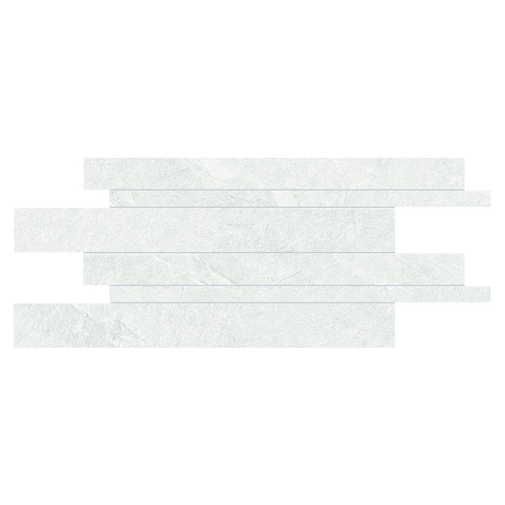 Ergon Cornerstone EJ5X Listelli Sfalsati Slate White Мозаика 30x60 см, Италия, под мозаику - фото 1