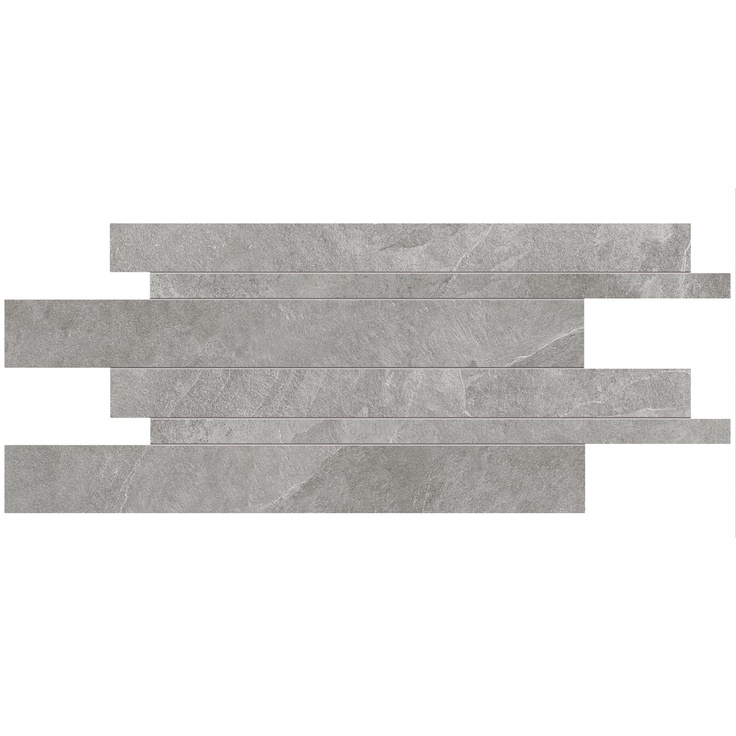 Ergon Cornerstone E2SM Listelli Sfalsati Slate Grey Мозаика 30x60 см, Италия, под мозаику - фото 1