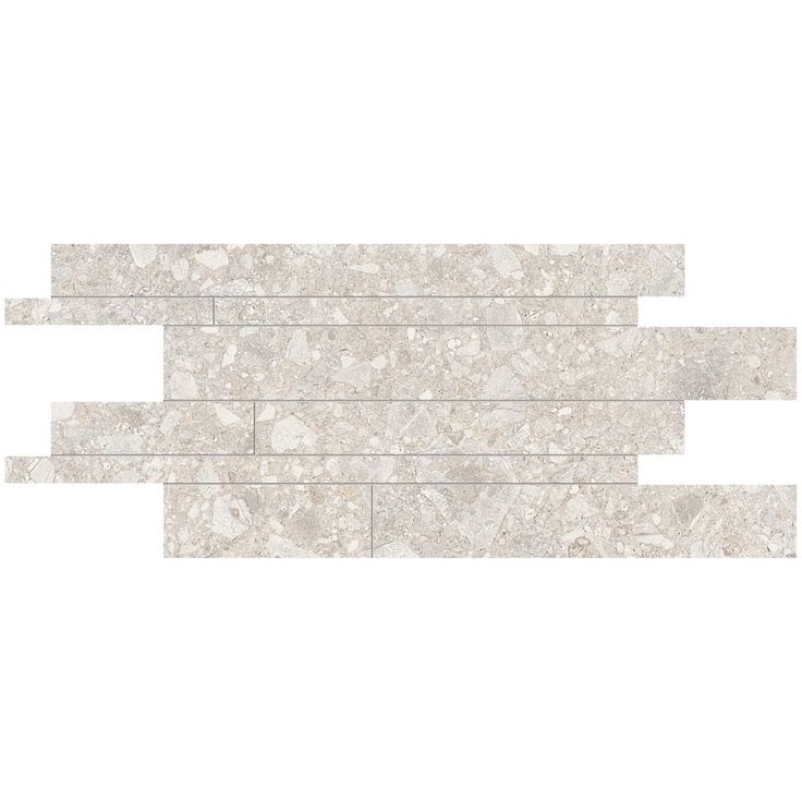 Ergon Lombarda EDH8 Listelli Sfalsati Bianco Naturale Мозаика 30x60 см, Италия, под мозаику - фото 1