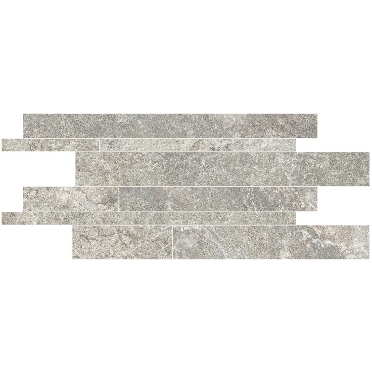 Ergon Oros Stone EL1T Listelli Sfalsati Grey Мозаика 30x60 см, Италия, под мозаику - фото 1