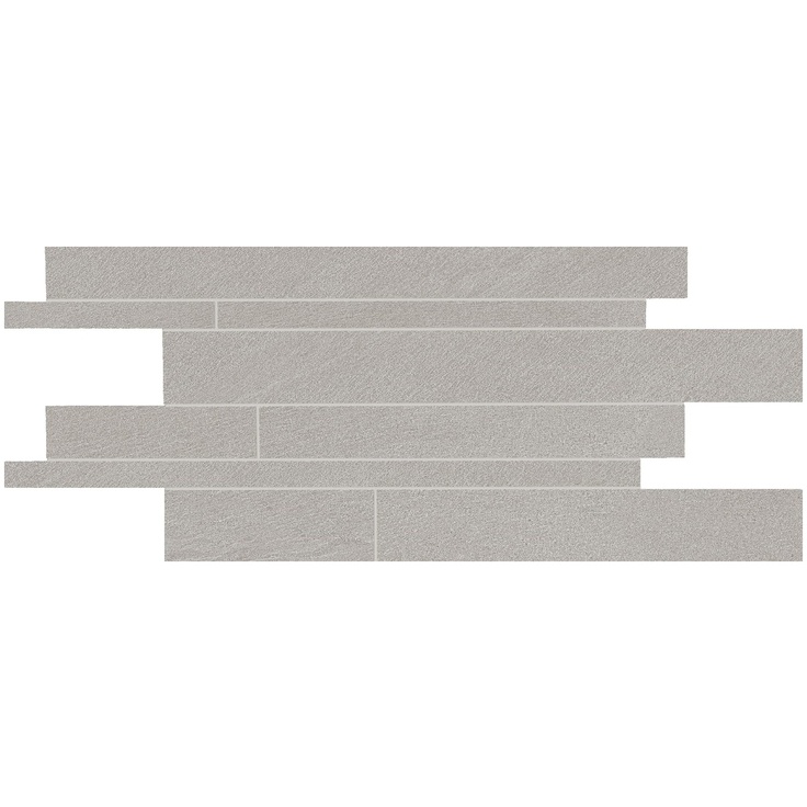 Ergon Stone Talk EDQM Listelli Sfalsati Minimal Grey Naturale Мозаика 30x60 см, Италия, под мозаику - фото 1